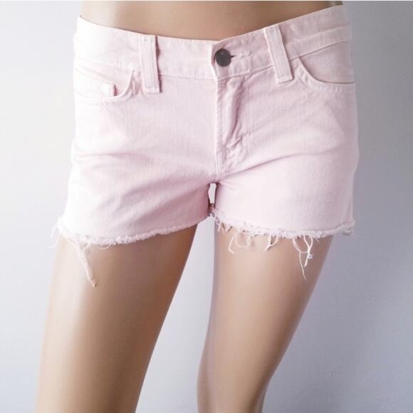 J Brand Low Rise Light Pink Cut-Off Shorts NWT - Picture 1 of 12